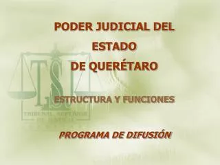 PODER JUDICIAL DEL ESTADO DE QUERÉTARO