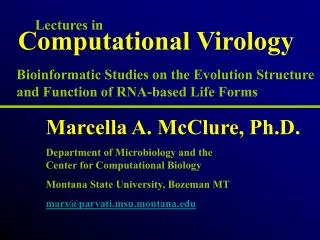 Computational Virology
