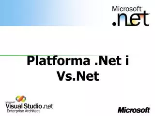 Platforma .Net i Vs.Net