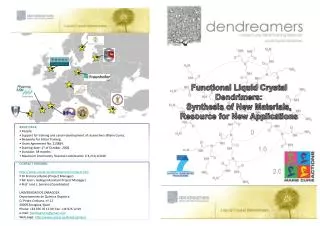 Functional Liquid Crystal Dendrimers: Synthesis of New Materials, Resource for New Applications