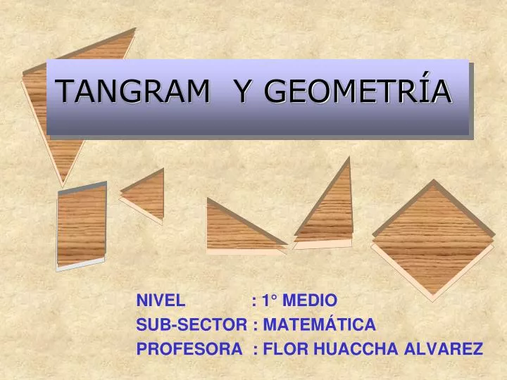 tangram y geometr a