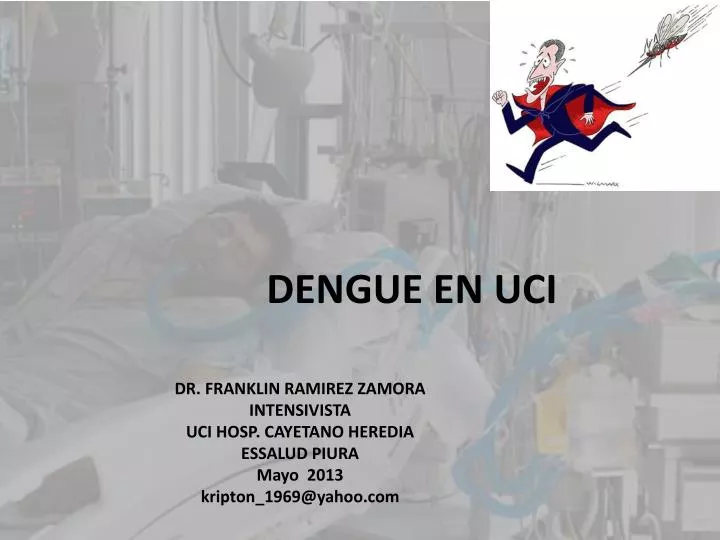 dengue en uci