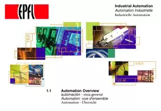 Industrial Automation Automation Industrielle Industrielle Automation