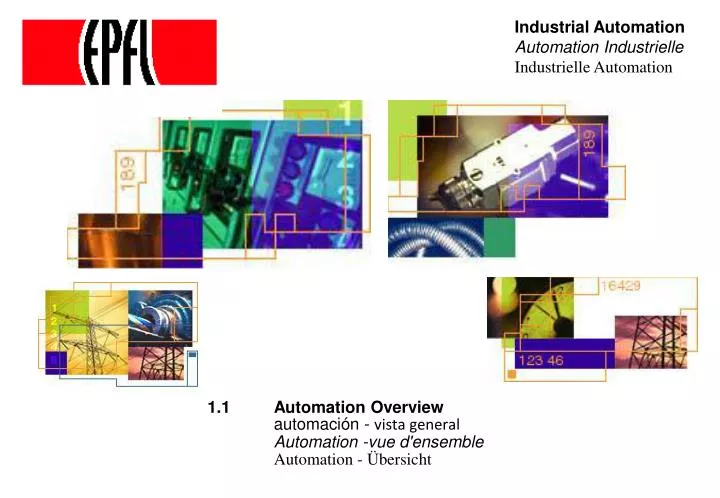 1 1 automation overview automaci n vista general automation vue d ensemble automation bersicht