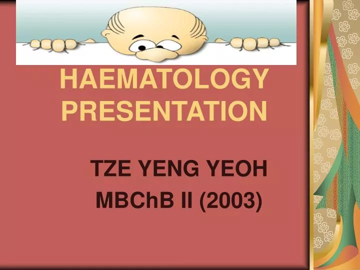 haematology presentation
