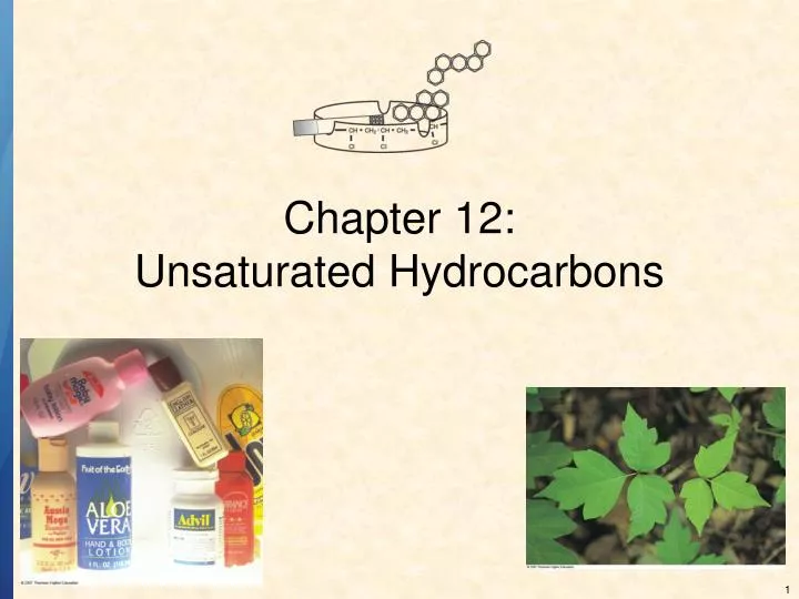 chapter 12 unsaturated hydrocarbons