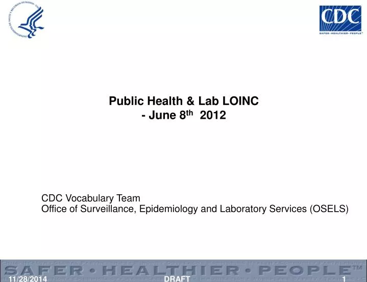 public health lab loinc june 8 th 2012
