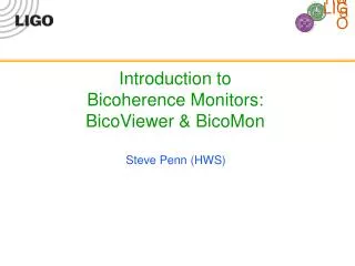 Introduction to Bicoherence Monitors: BicoViewer &amp; BicoMon