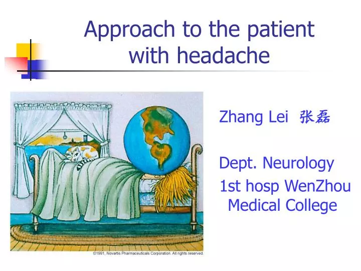 approach to the patient with headache