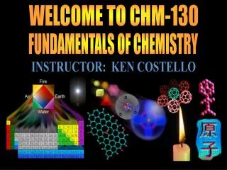 WELCOME TO CHM-130