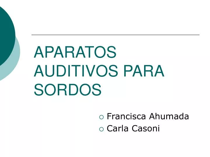 aparatos auditivos para sordos