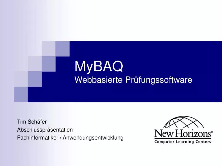 mybaq webbasierte pr fungssoftware