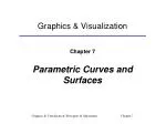 Graphics &amp; Visualization - slide 1