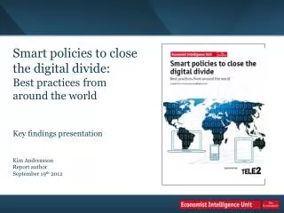 Smart policies to close the digital divide: Best practices from around the world