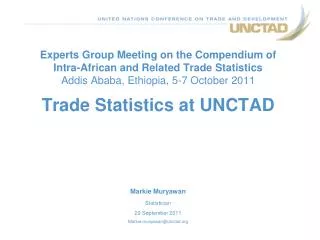 Trade Statistics at UNCTAD