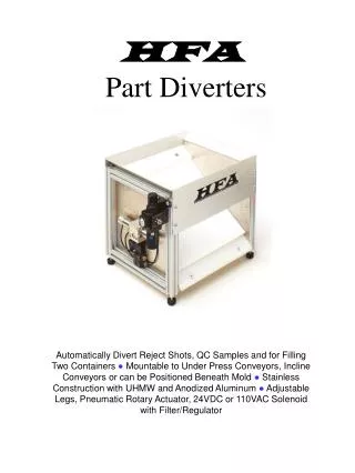 HFA Part Diverters