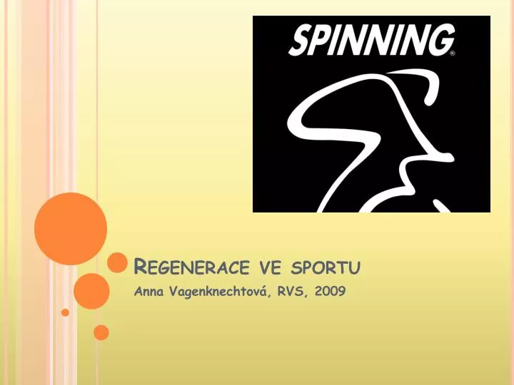 regenerace ve sportu