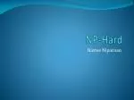 NP-Hard - slide 1