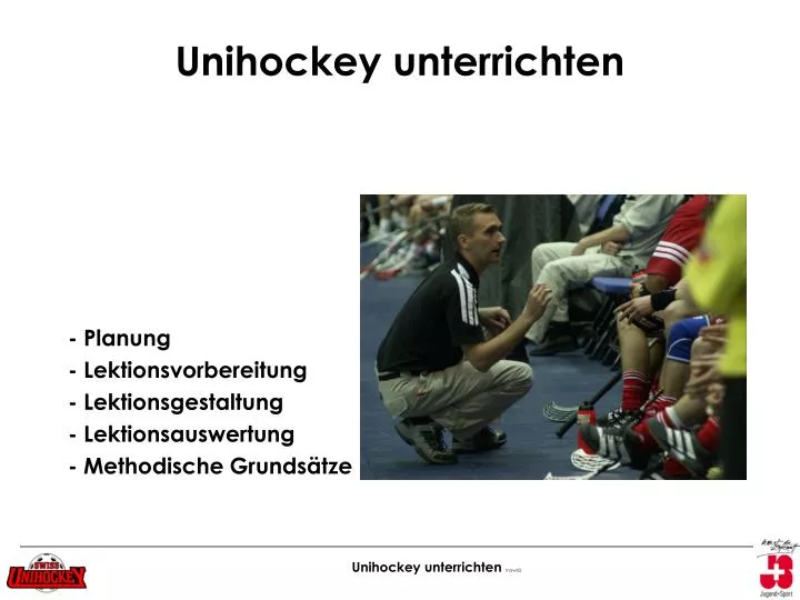 unihockey unterrichten