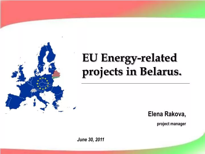 eu energy related projects in belarus