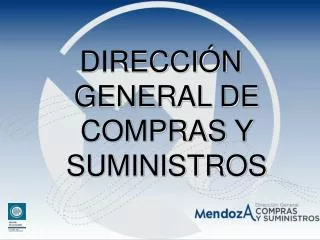 DIRECCIÓN GENERAL DE COMPRAS Y SUMINISTROS
