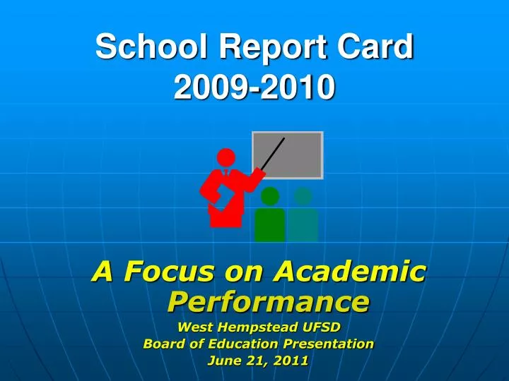 school report card 2009 2010