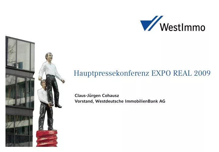 hauptpressekonferenz expo real 2009