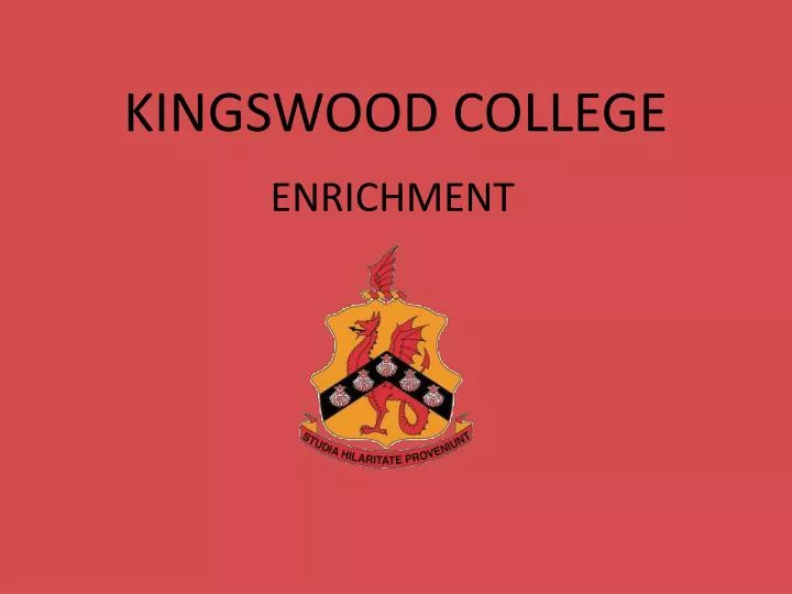 kingswood college