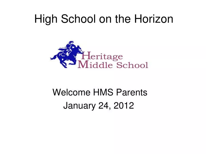 welcome hms parents january 24 2012