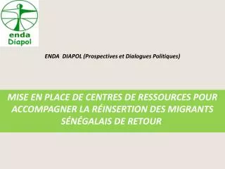 ENDA DIAPOL (Prospectives et Dialogues Politiques)
