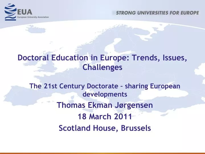 doctoral education in europe current developments and trends