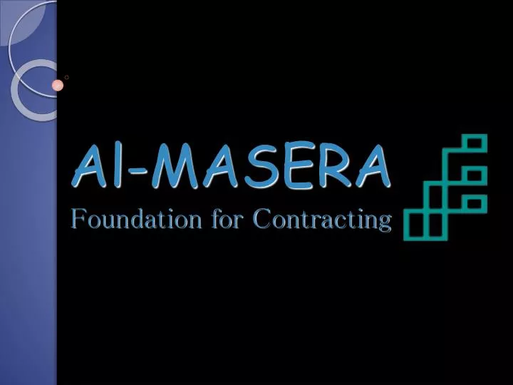 al masera foundation for contracting