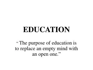 education