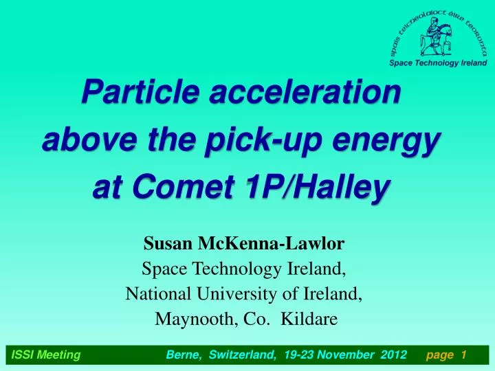 particle acceleration above the pick up energy at comet 1p halley