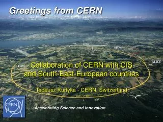 Collaboration of CERN with CIS and South-East-European countries