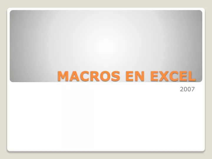 macros en excel