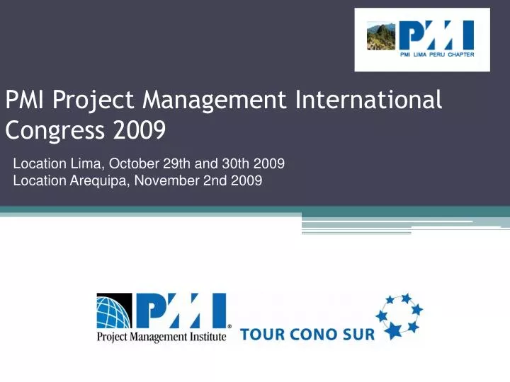 pmi project management international congress 2009