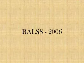 BALSS - 2006