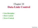 Chapter 10 Data Link Control - slide 1