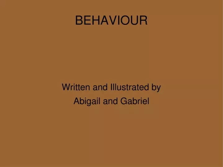 written and illustrated by abigail and gabriel
