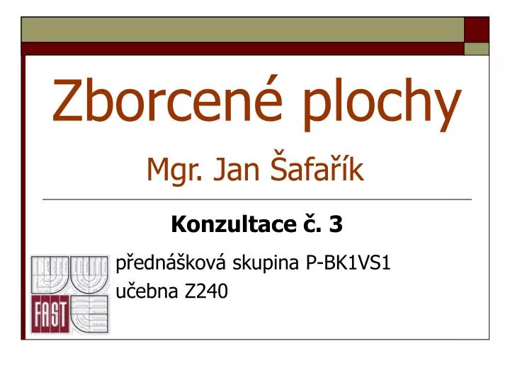 zborcen plochy