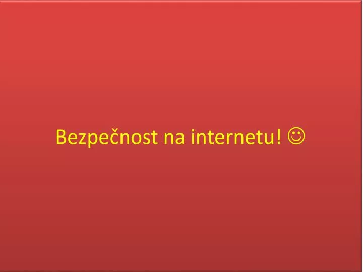 bezpe nost na internetu