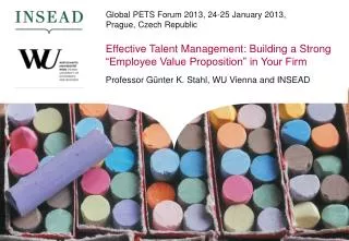 Global PETS Forum 2013, 24-25 January 2013, Prague, Czech Republic