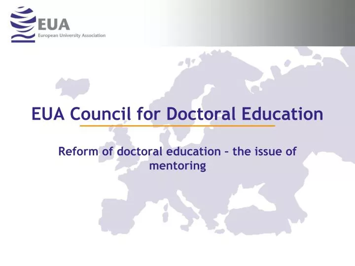 eua council for doctoral education