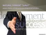 NATURAL SORBENT “SoNeT” - slide 1