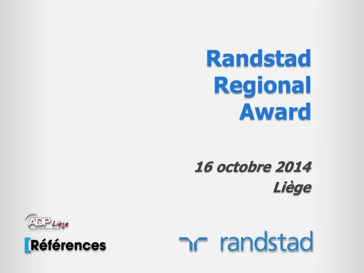 randstad regional award