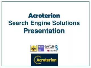 Acroterion Search Engine Solutions Presentation