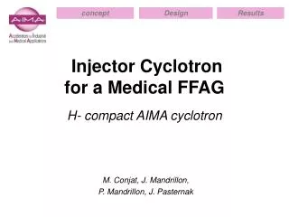 Injector Cyclotron for a Medical FFAG