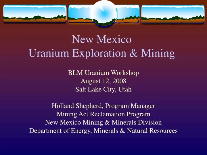new mexico uranium exploration mining