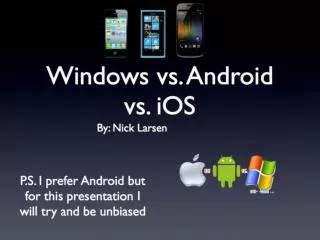 Windows vs. Android vs. iOS